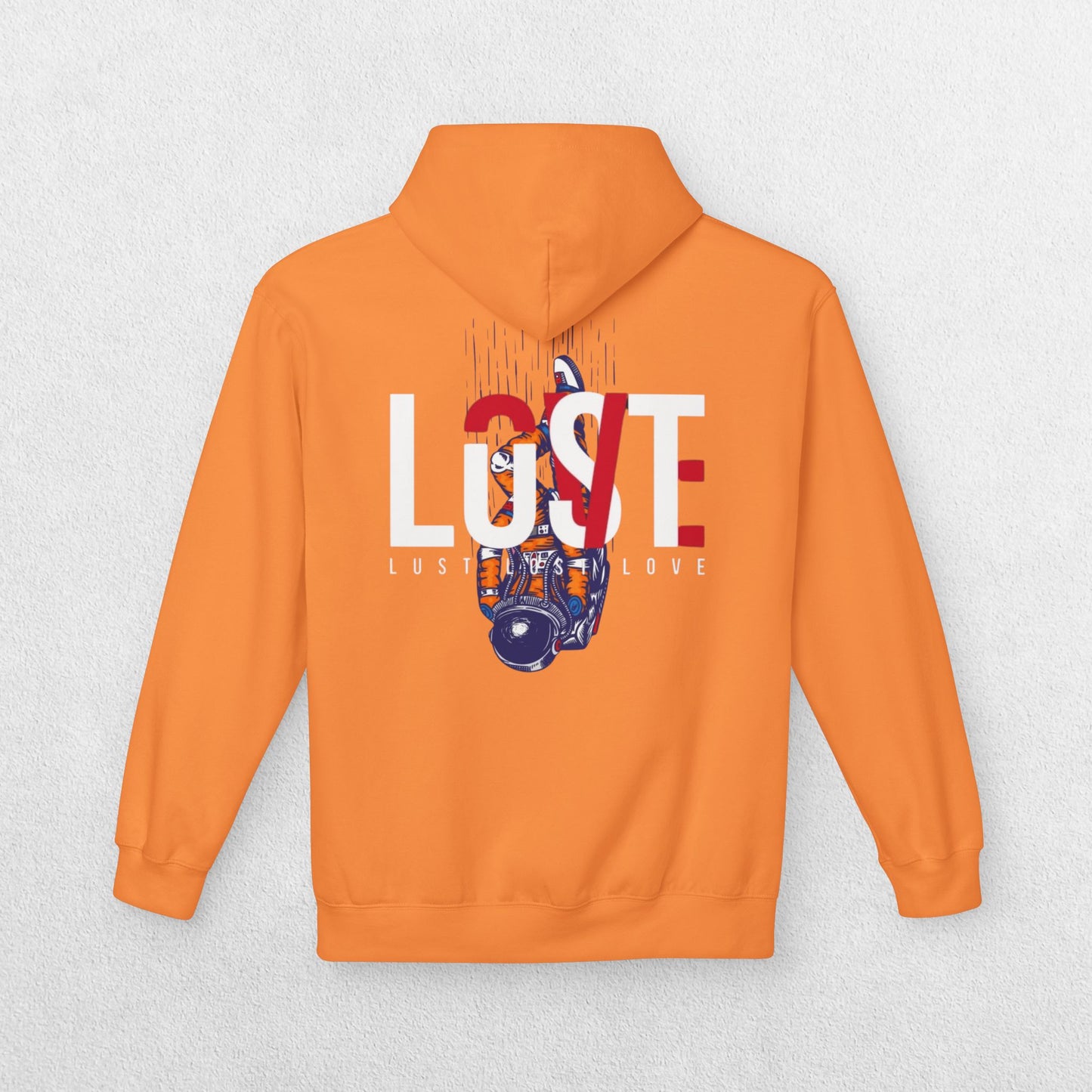 Fleece Hoodie Lost Love Lust Design
