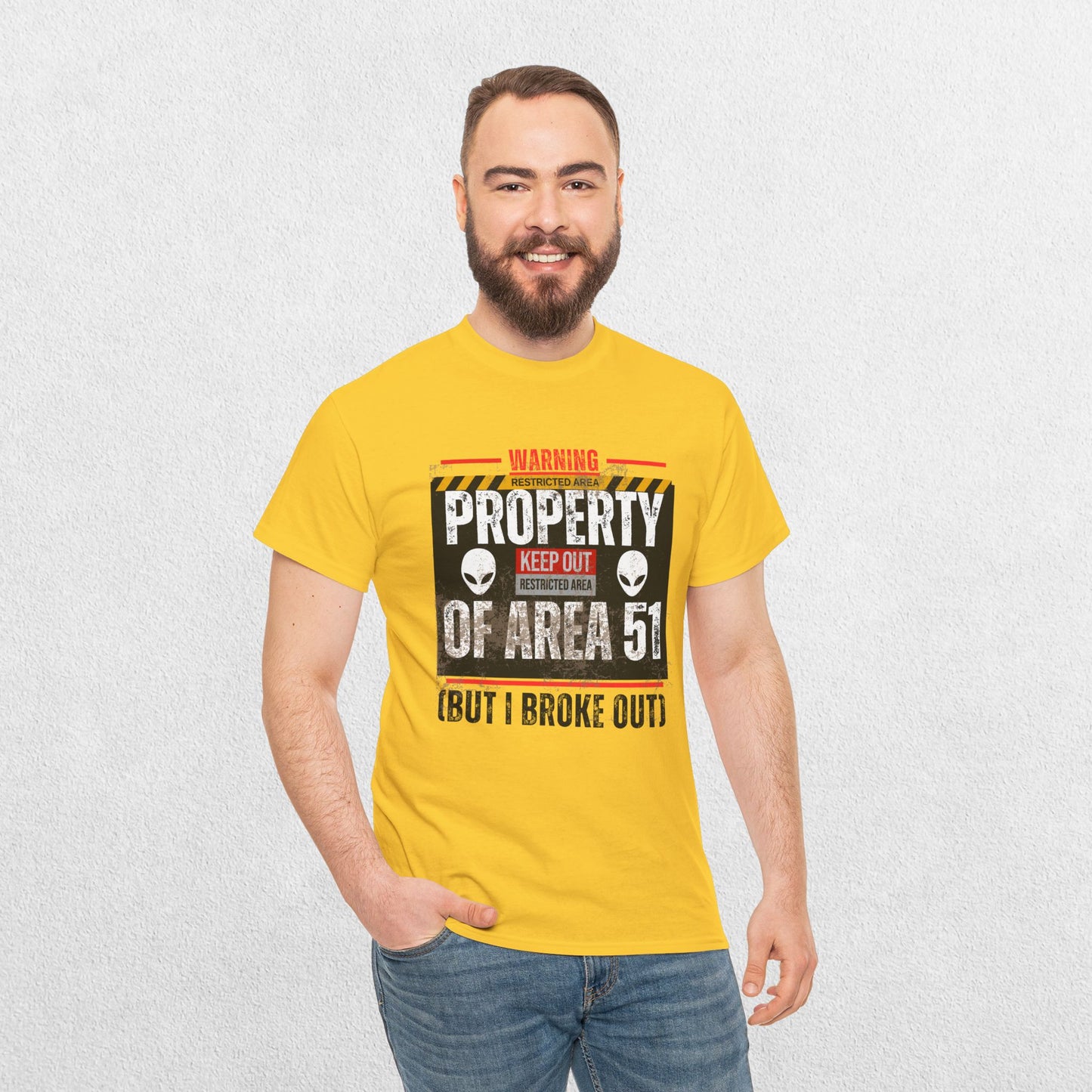 Area 51 Warning Sign Tee