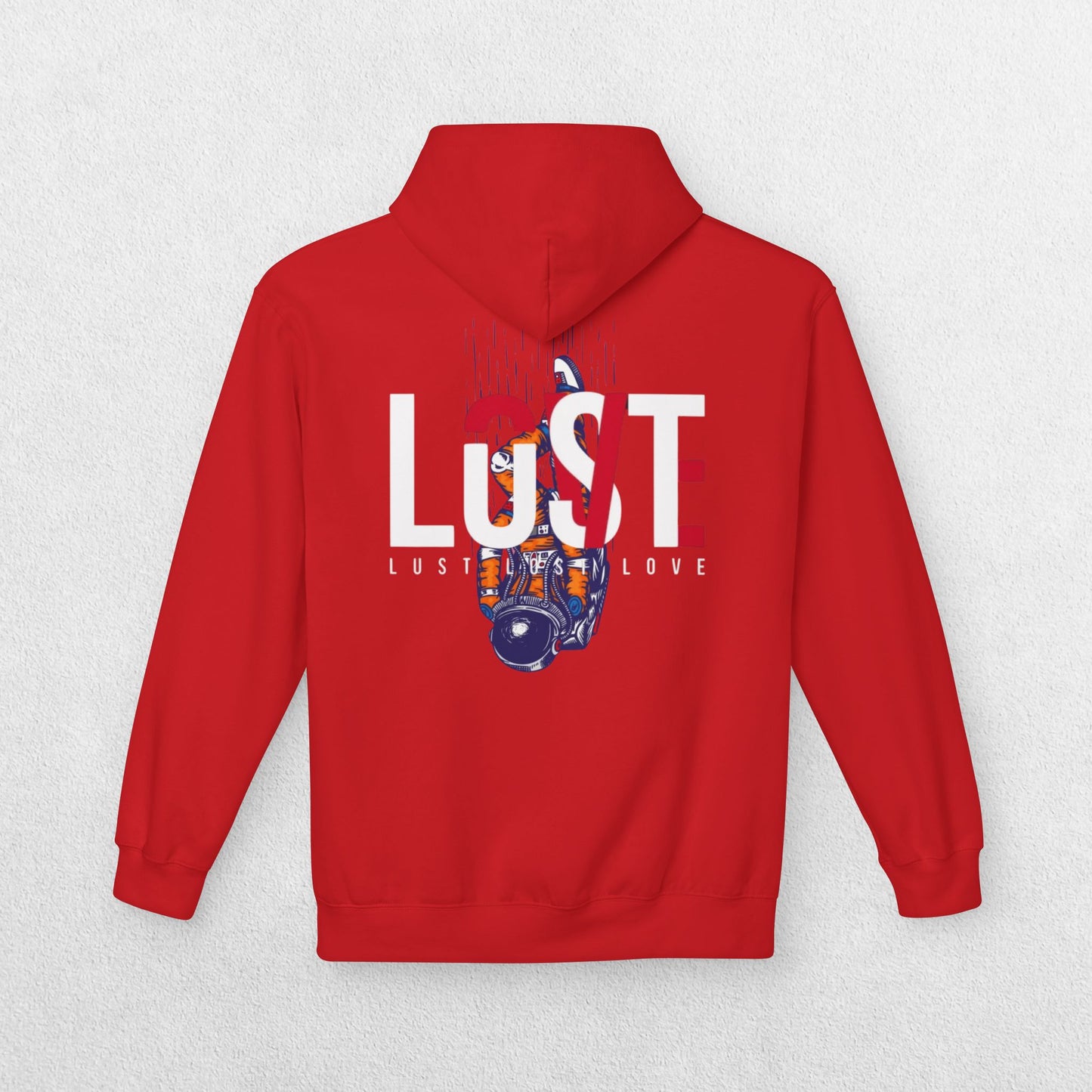 Fleece Hoodie Lost Love Lust Design