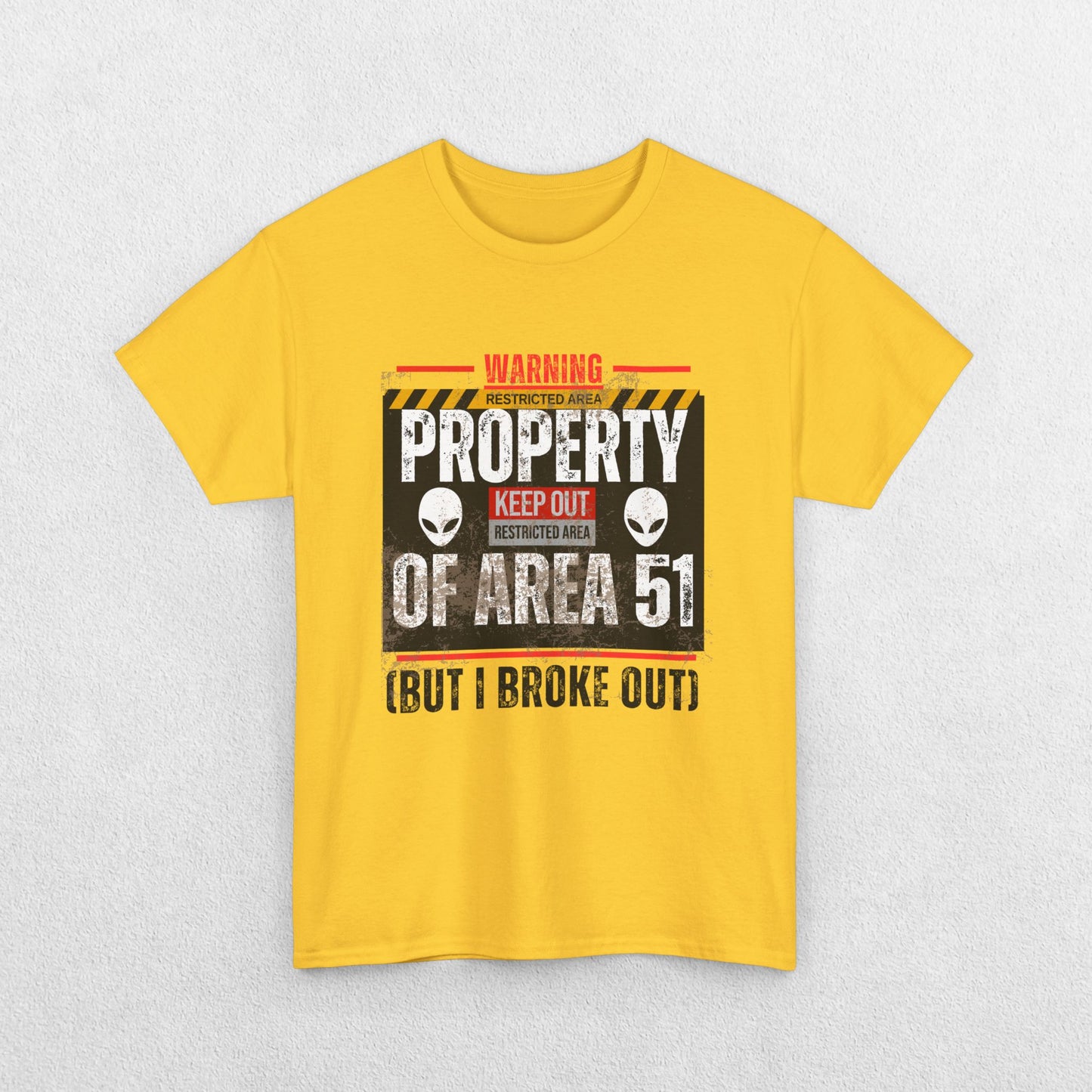Area 51 Warning Sign Tee