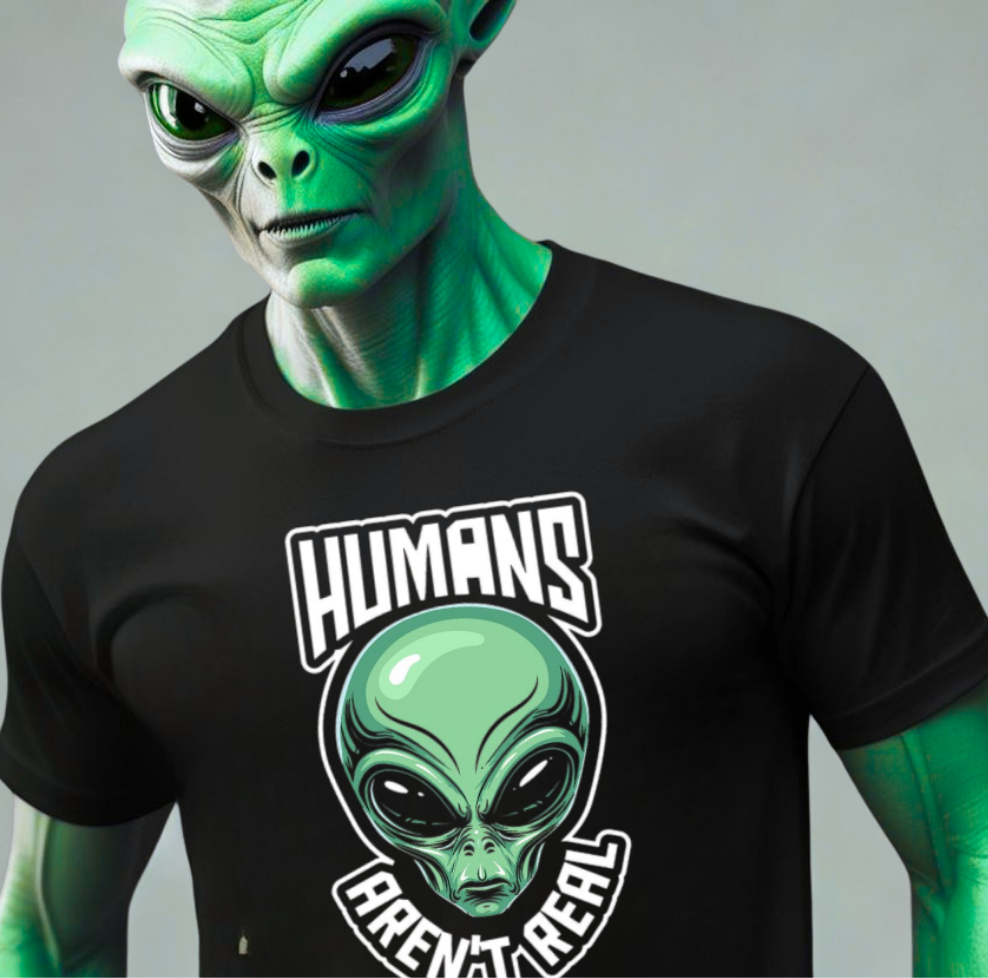Humans Aren't Real Graphic Tee