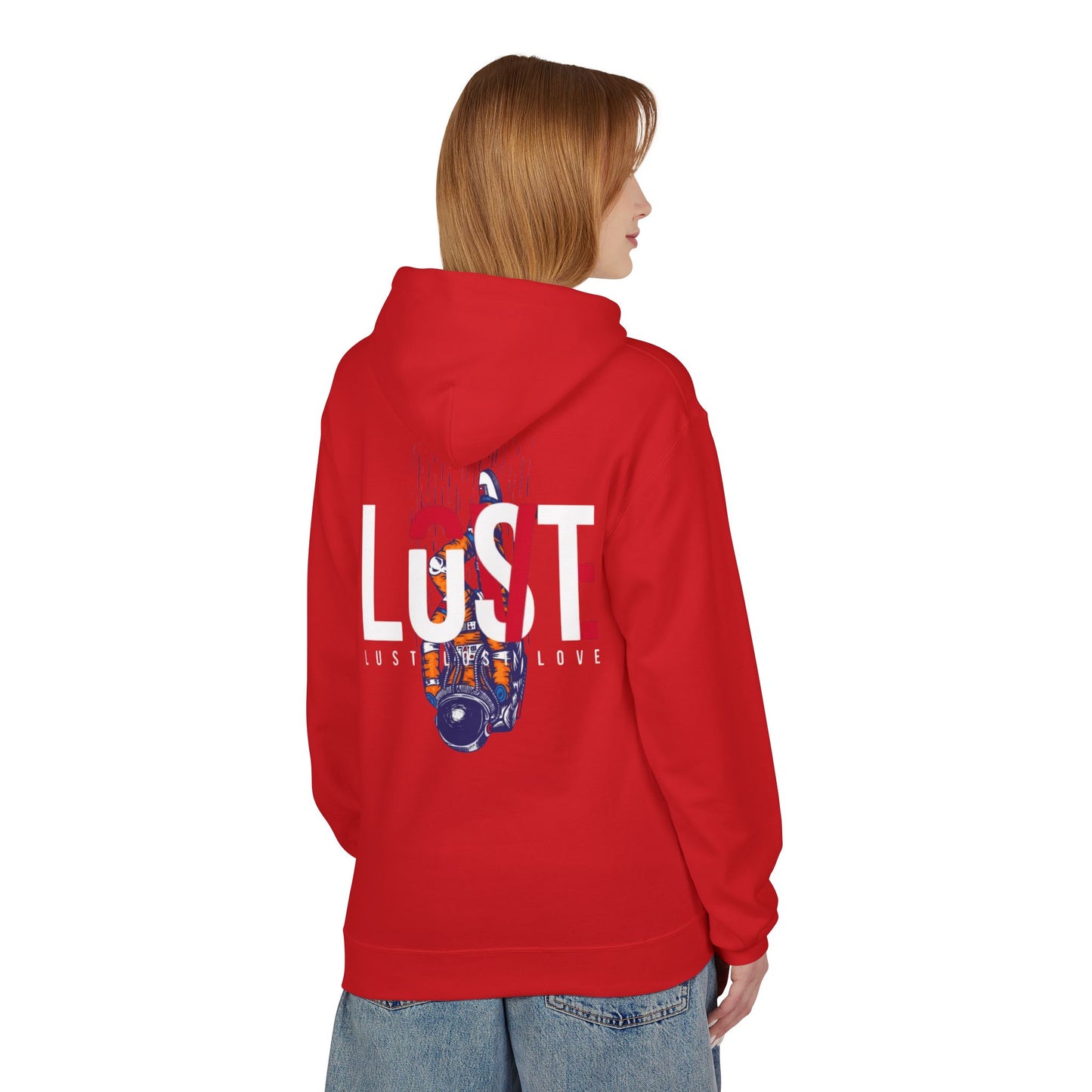Fleece Hoodie Lost Love Lust Design