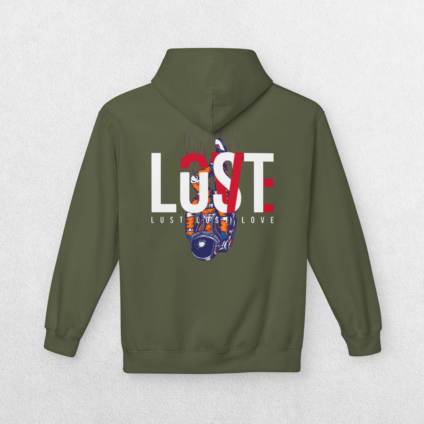 Fleece Hoodie Lost Love Lust Design