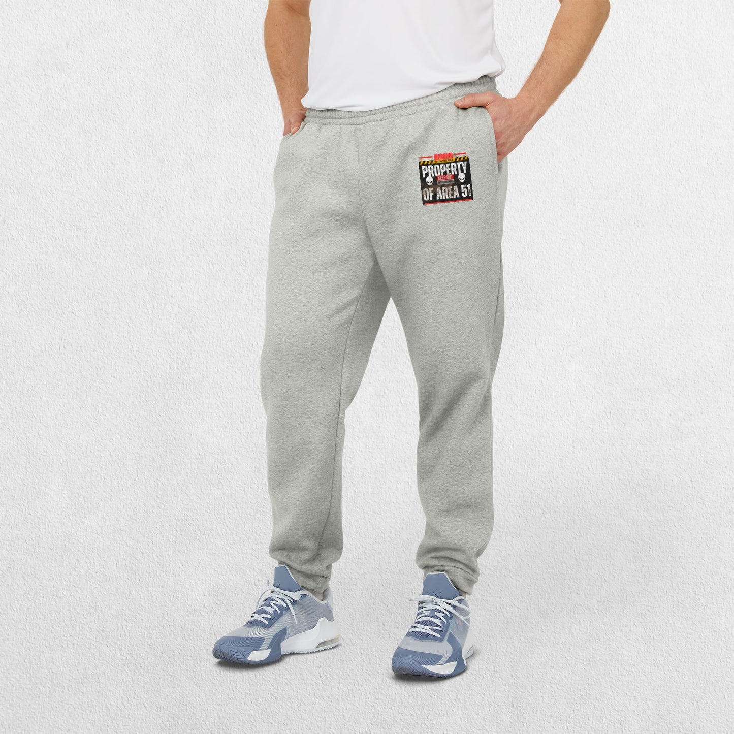Joggers Area 51 Warning Sign
