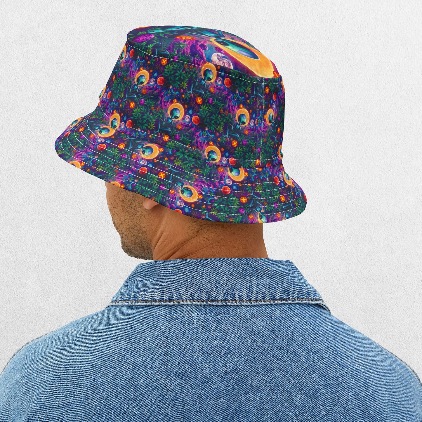 Galaxy Flower Bucket Hat