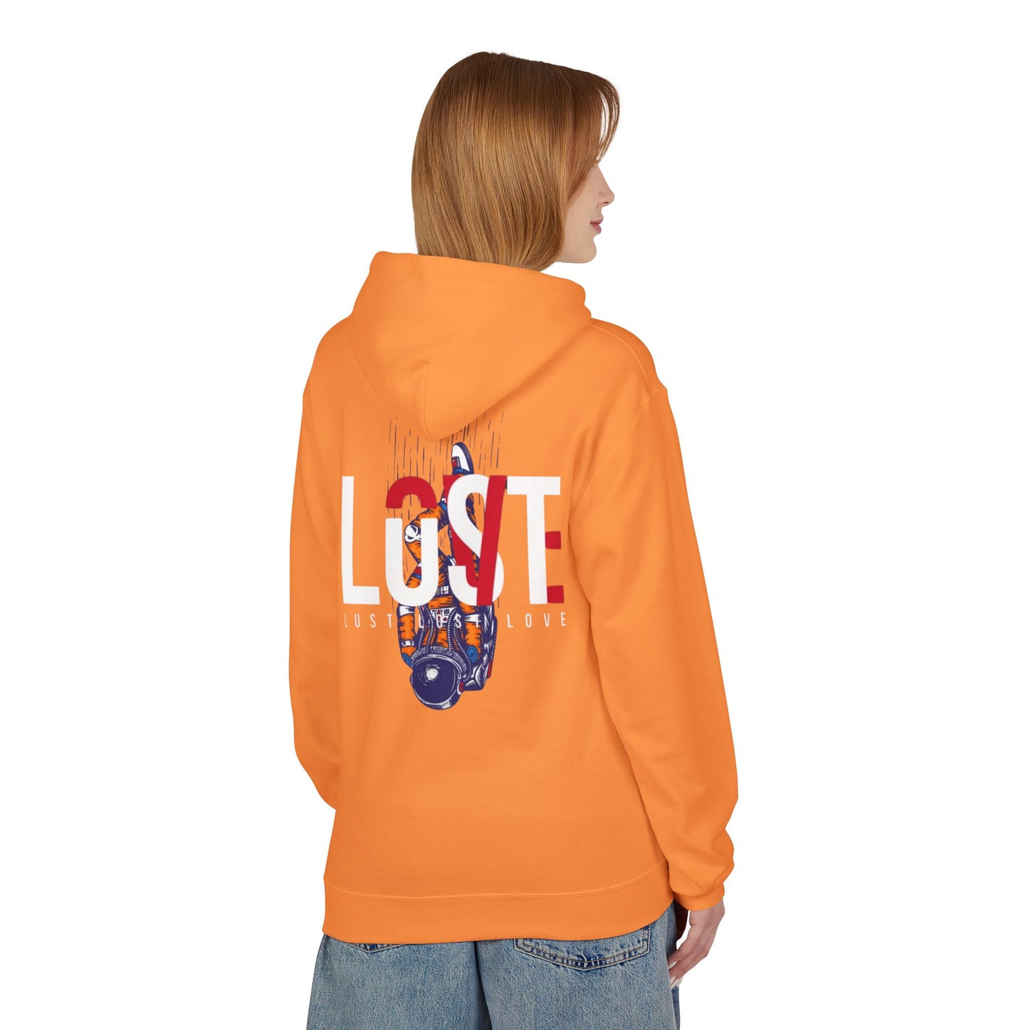Fleece Hoodie Lost Love Lust Design