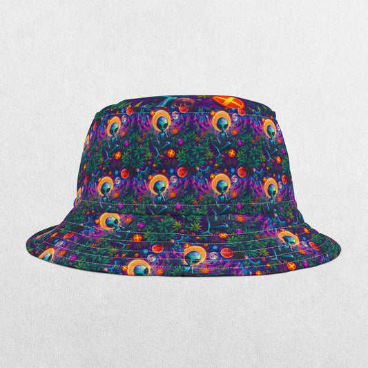 Galaxy Flower Bucket Hat