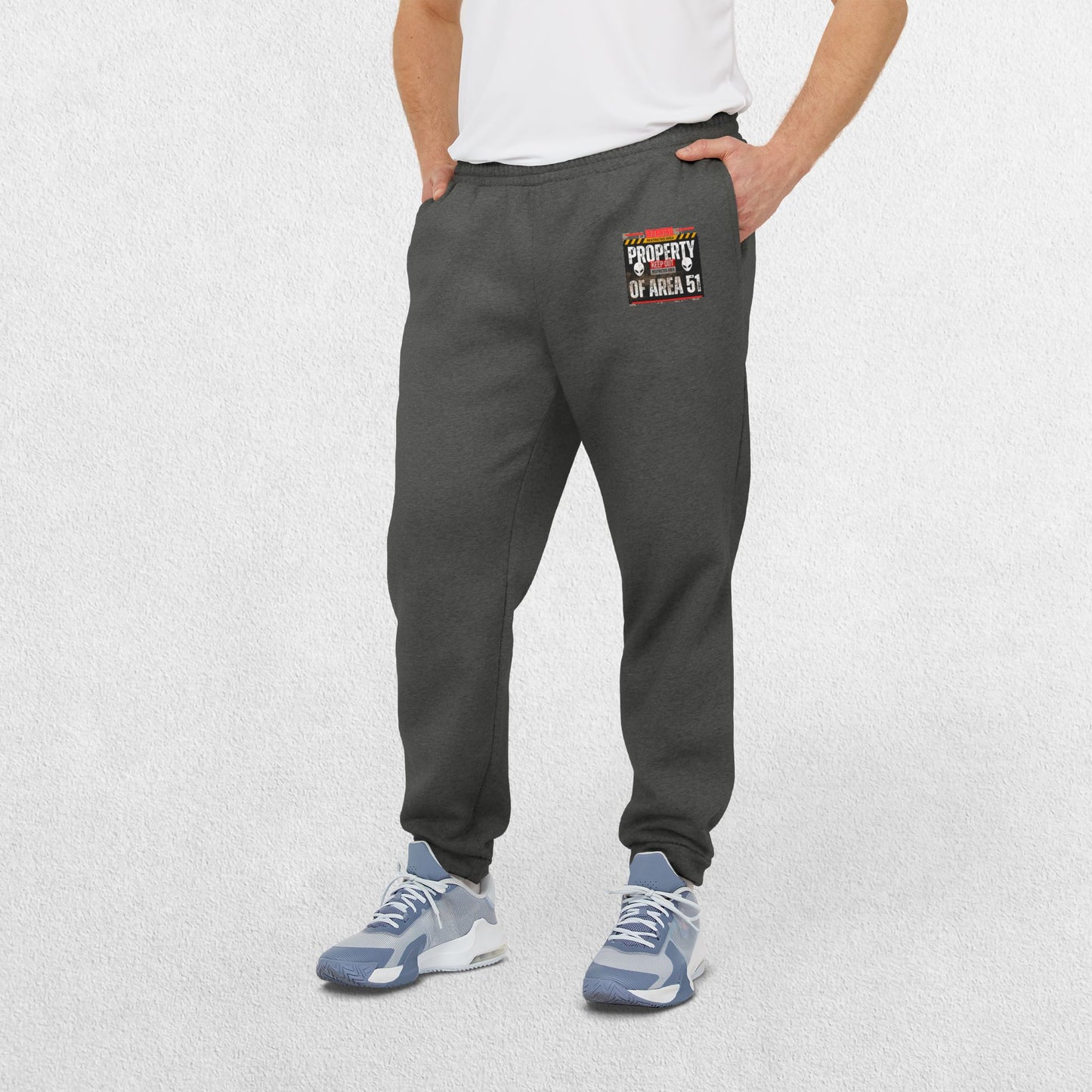 Joggers Area 51 Warning Sign