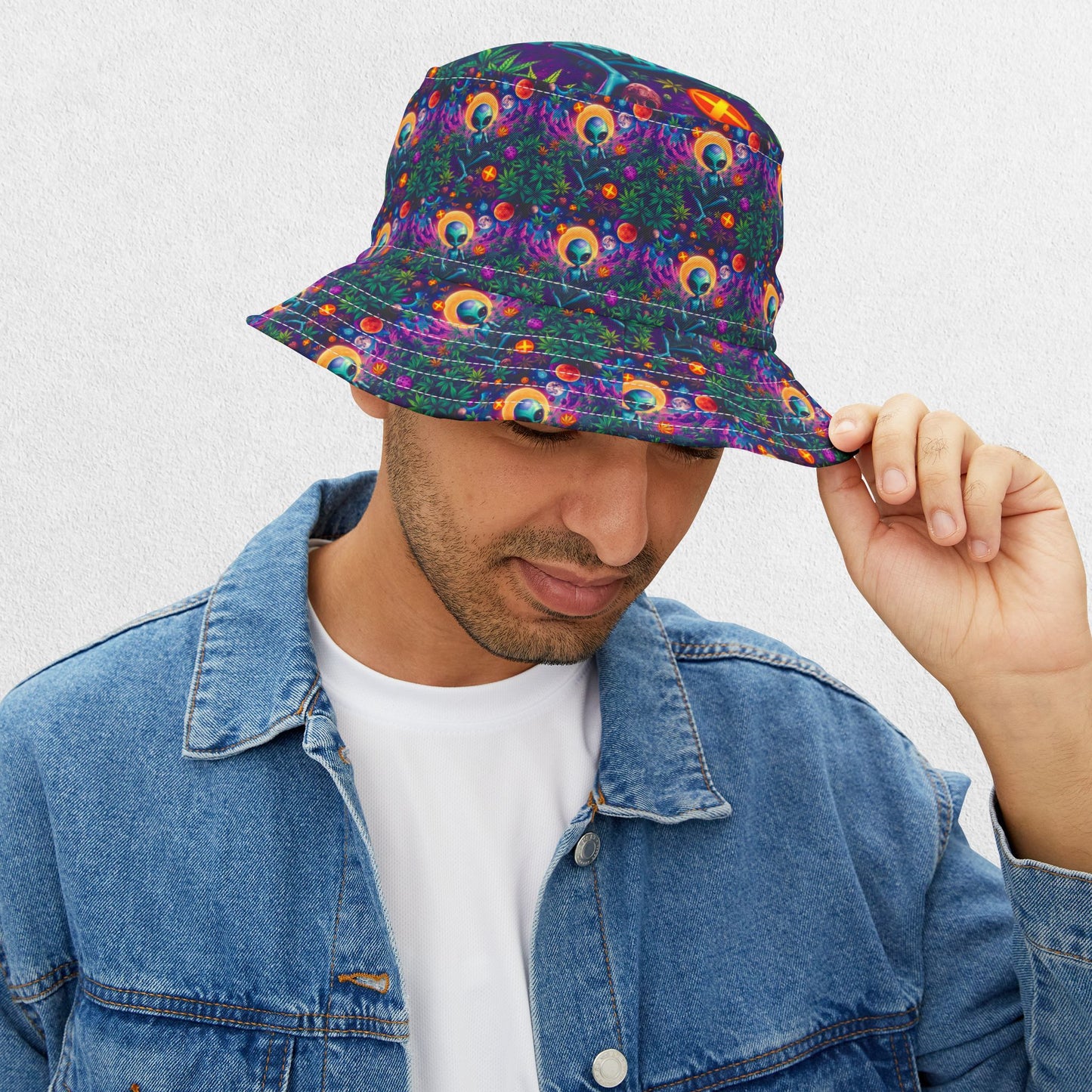 Galaxy Flower Bucket Hat